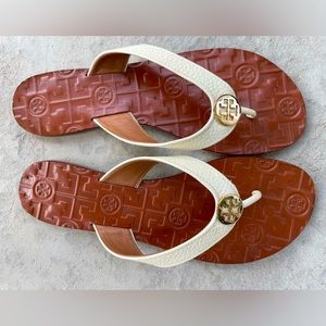Tory Burch leather thong sandals/flip flops